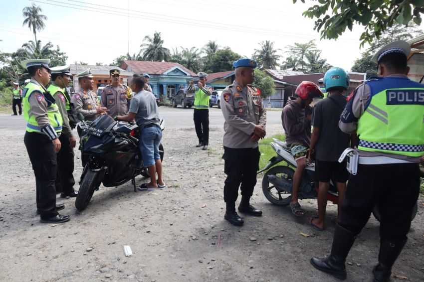 Jelang Pemilu, Polres Sergai Gencar Lakukan Razia