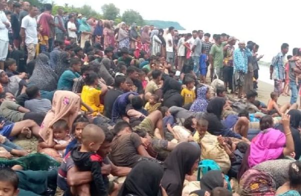 Ratusan Muslim Rohingya Ditolak Warga Bireuen, Kini Mendarat di Aceh Utara