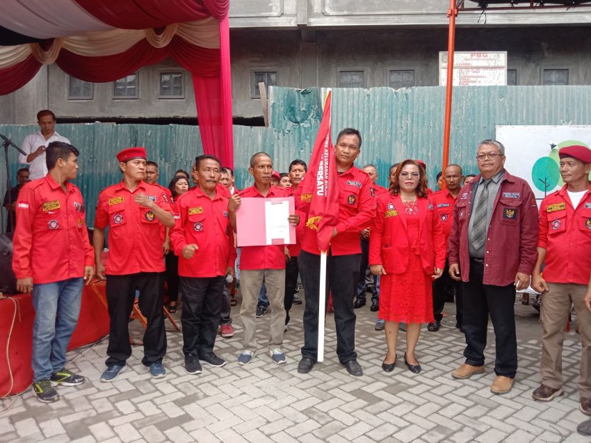 Pemuda Batak Bersatu Ranting Binjai Dilantik, Dian Prawiro Napitupulu SH MH Siap Jalankan Amanah