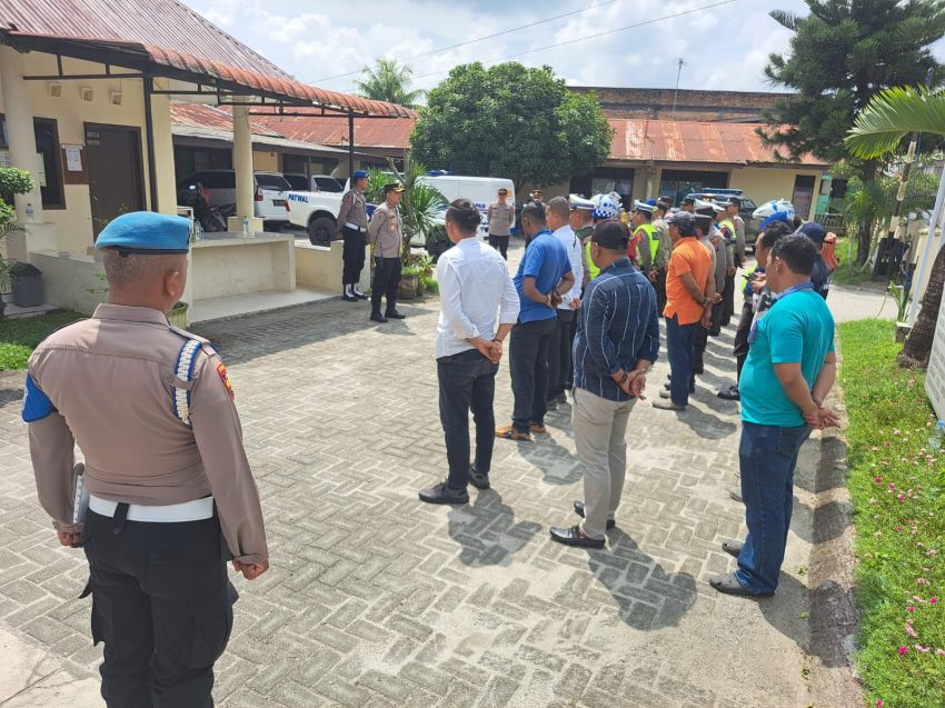 Cipta Kondisi Pengamanan Tahapan Kampanye, Polres Sergai Gelar Patroli di Pantai Cermin