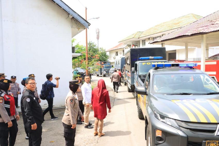 Polres Labuhanbatu Gelar Patroli Skala Besar Cipkon Menjelang Pemilu 2024