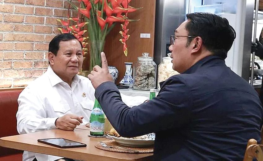 Blak-blakan Prabowo Akui Ridwan Kamil Nyaris Jadi Cawapresnya