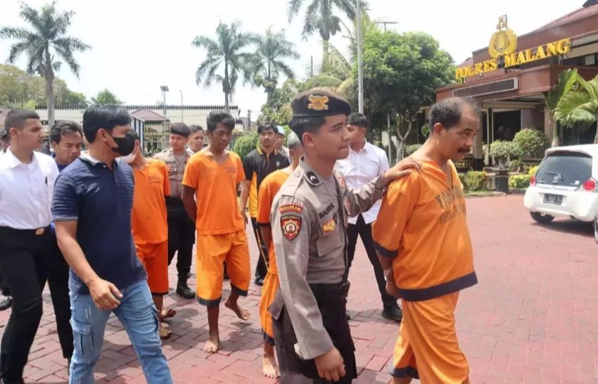 5 Pelaku Penculikan dan Penyiksaan Berujung Korban Gantung Diri Diringkus Polisi di Malang