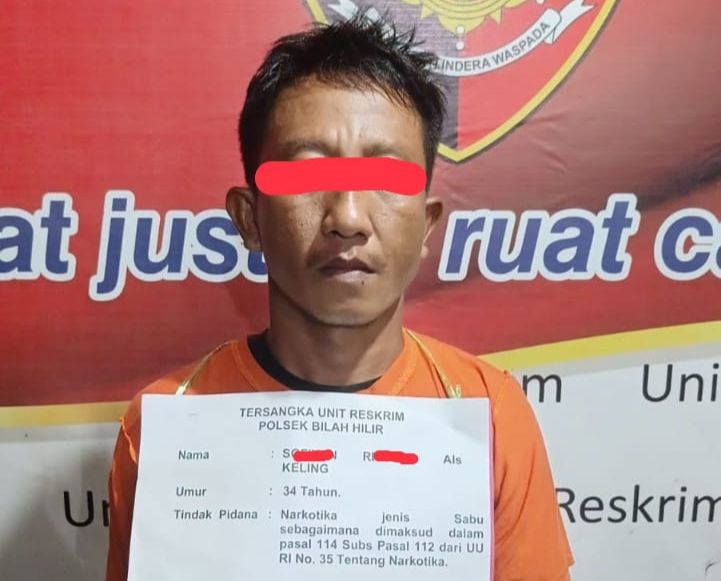 Nekat Edarkan Sabu, Warga Kampung Padang di Ringkus Satres Narkoba Polres Labuhanbatu