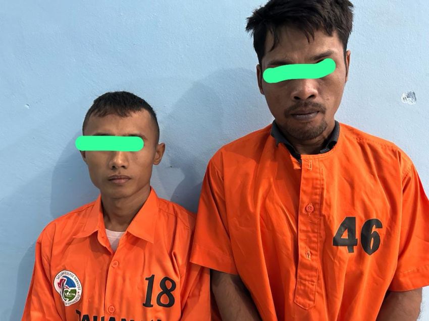 Meresahkan, Polsek Perbaungan Tangkap Dua Pria Pengedar Narkoba di Lidah Tanah