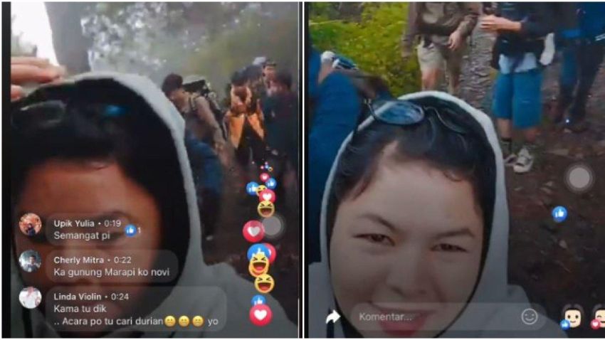 Kisah Tragis Novita dan Anaknya Live Facebook Sebelum Tewas Saat Erupsi Gunung Marapi