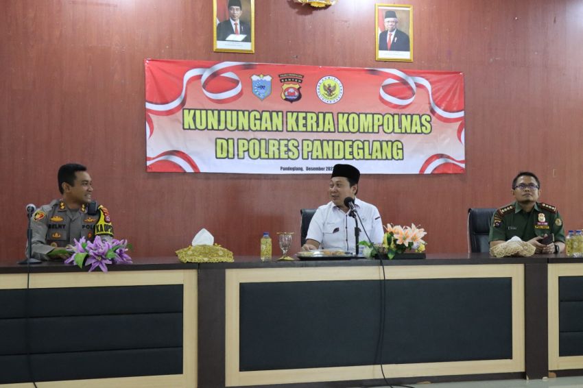 Kompolnas Kunjungi Polres Pandeglang,Pantau Persiapan Pola Pengamanan Taman Nasional Ujung Kulon