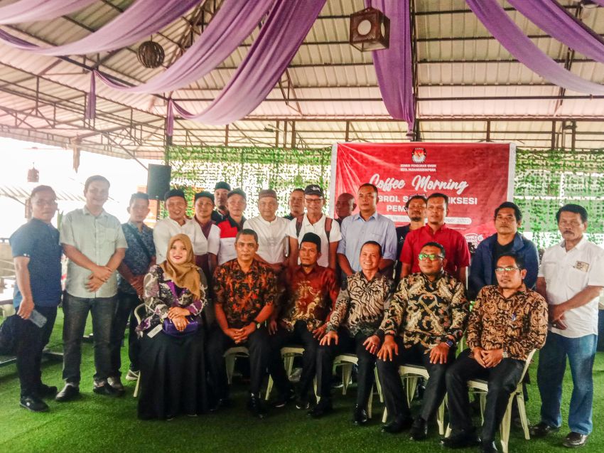 KPU Padangsidimpuan Gelar Coffee Morning Terkait Pemilu Serentak 2024