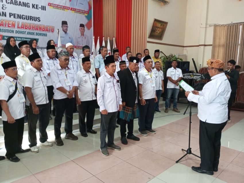 Sah! Halomoan Nasution Ketua DPC IKANAS Labuhanbatu