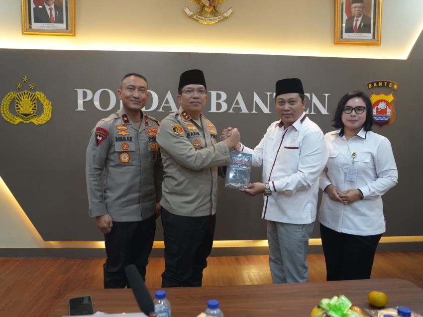Kompolnas Kunker Pam Nataru di Polda Banten