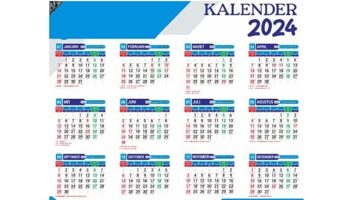 Kumpulan Link Download Kalender 2024 Gratis, Tersedia Format JPG dan PDF