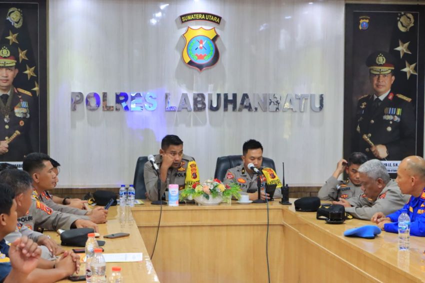 Cipkon Jelang Nataru 2024, Polres Labuhanbatu Gelar Rakor Lintas Sektoral
