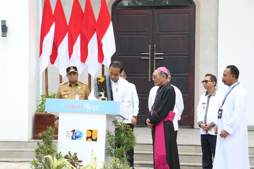 Presiden Jokowi Resmikan Gereja Katedral Keuskupang Agung Kupang