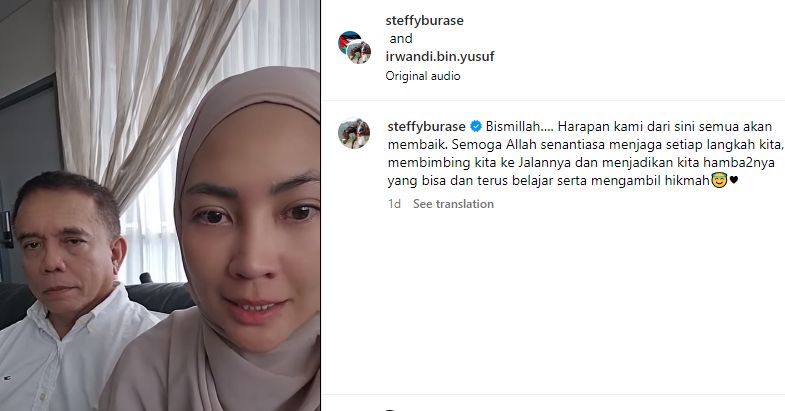 4,5 Tahun Menikah, Steffy Burase Umumkan Cerai dengan Eks Gubernur Aceh