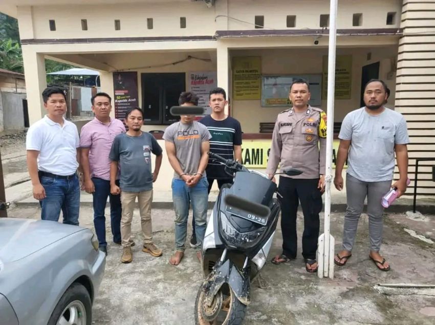 Pekerja Doorsmeer Gelapkan Kereta Nasabah, Ditangkap Di Aceh Tenggara