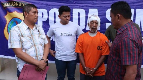 Pria di Sergai Bacok Kepala Sendiri Usai Pukul Istri dengan Balok