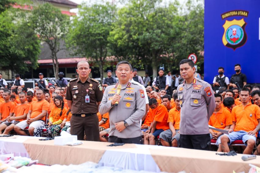 2.252 Tersangka Jaringan Narkoba Ditangkap Polda Sumut Sejak 4 Bulan Terakhir