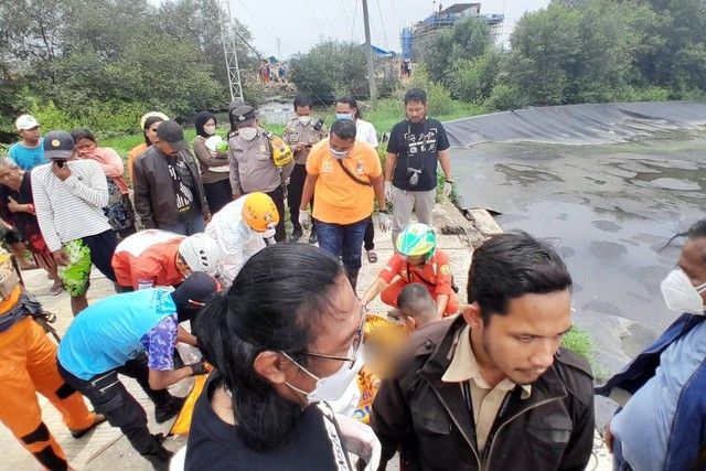 Mayat Pakai Baju Bawaslu di Instalasi Pengolahan Tinja di Semarang Gegerkan Warga