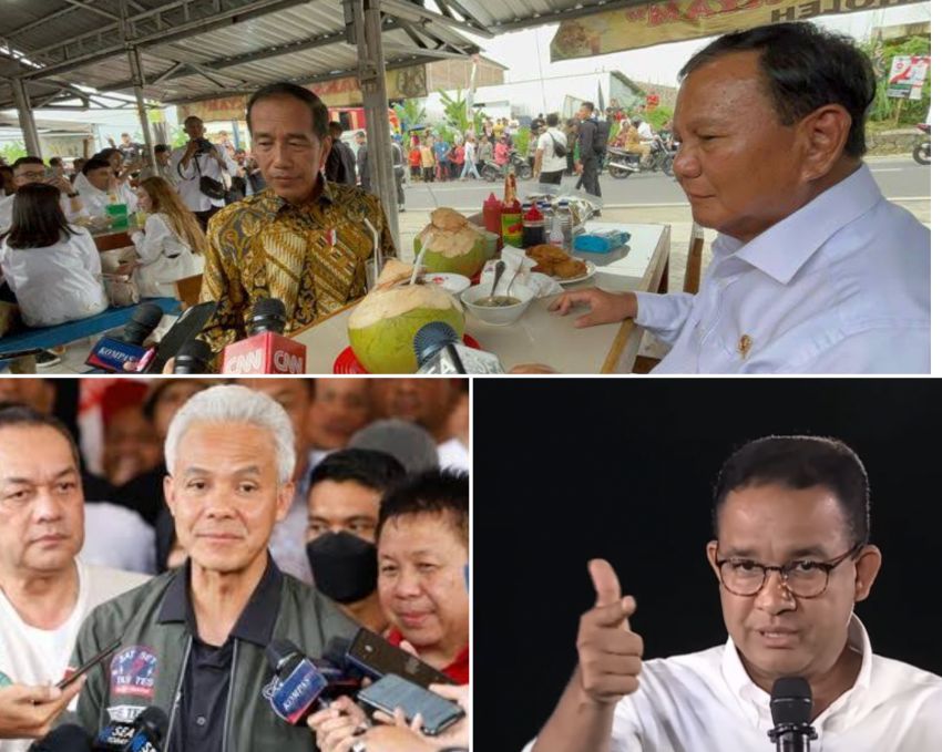 Komentari Jokowi Makan Bakso Bareng Prabowo, Ganjar Keras, Anies Santai
