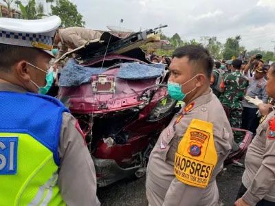 Daftar Nama 6 Korban Tewas Kecelakaan Truk Rem Blong di Simalungun