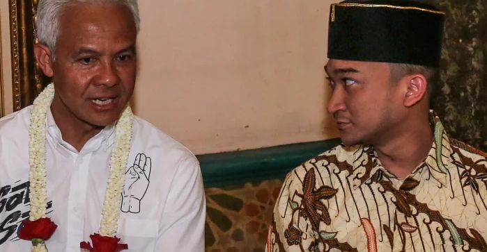 Ganjar Pranowo Bertemu Sultan Deli XIV di Istana Maimun