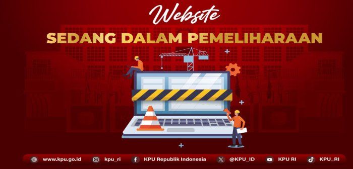 Pemilu 2024, Website KPU RI Malah Down di Hari Pencoblosan!
