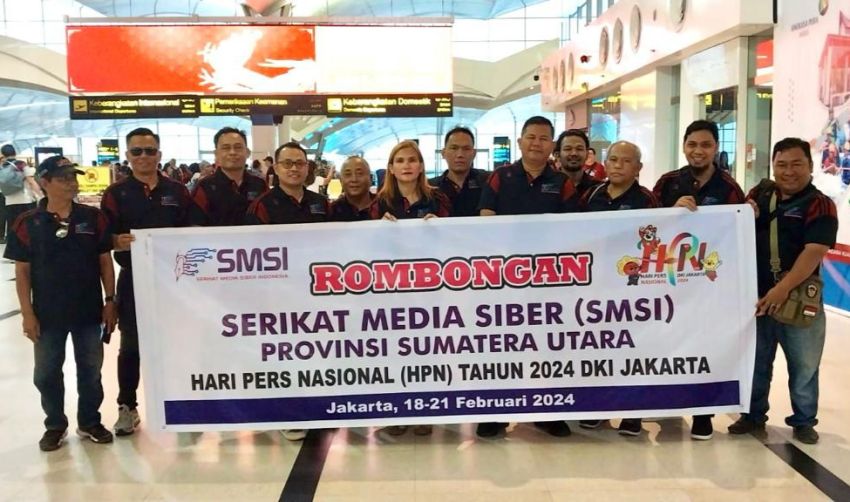 Pengurus SMSI Sumut Hadiri HPN 2024 DKI Jakarta