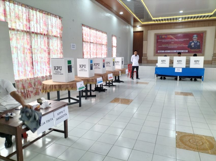 Kondusif, 2 TPS Khusus di Lapas Panyabungan Gelar Pemilu 2024