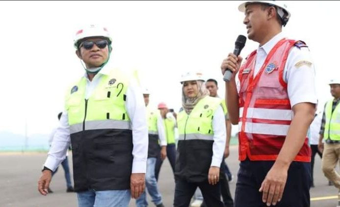 Target Akhir Februari Selesai, Progres Pembangunan Bandara Bukit Malintang Madina Sudah 90%