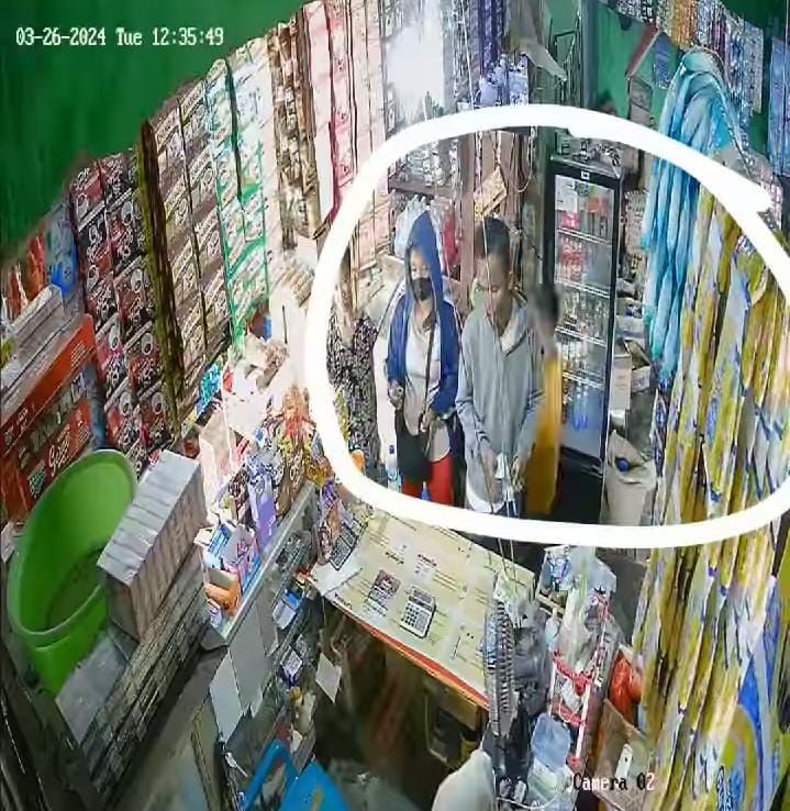 Pasutri bawa Anak Gasak Rp15 juta Milik Grosir Warga Sergai, Pelaku Terekam CCTV