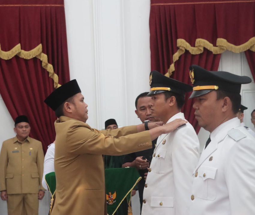 Lantik Pejabat di Pemkab Sergai, Ini Pesan Wabup Adlin Tambunan