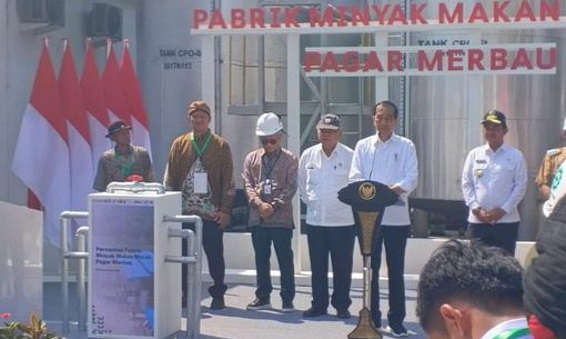 Jokowi Resmikan Pabrik Minyak Makan Merah Pertama di Indonesia