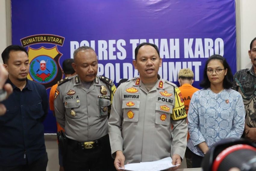 Polres Tanah Karo Rilis Kasus Pencabulan dan Eksploitasi Anak Dibawah Umur