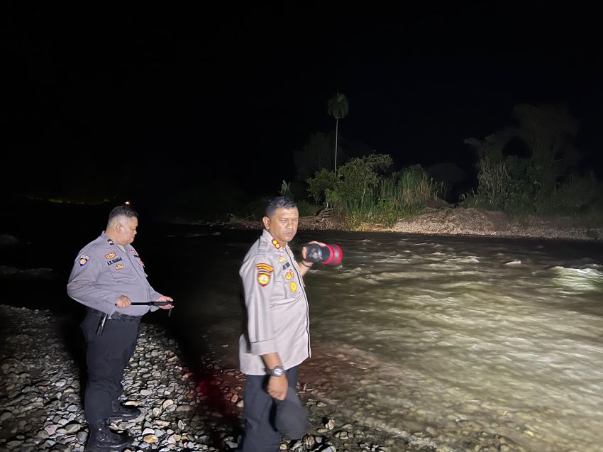 Buktikan Ucapan, Kapolres Madina Tengah Malam Gelar Operasi PETI