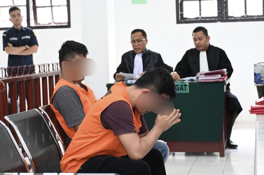 Dituntut Hukuman Seumur Hidup, Terdakwa Pemilik 3 Kg Sabu Menangis di PN Padangsidimpuan