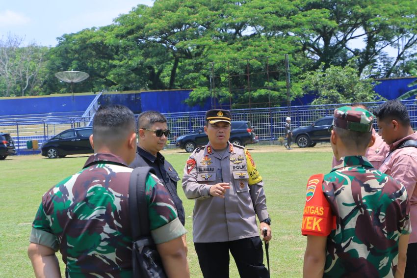 Sukses Amankan Kunker Presiden RI, Kapolres Labuhanbatu Ucapkan Terimakasih Kapada Petugas Keamanan