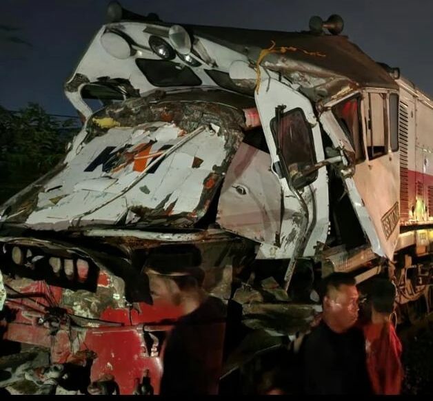 Kereta Api Tabrak Truk di Perlintasan Pasar Bengkel, Ini Penjelasan Polres Sergai