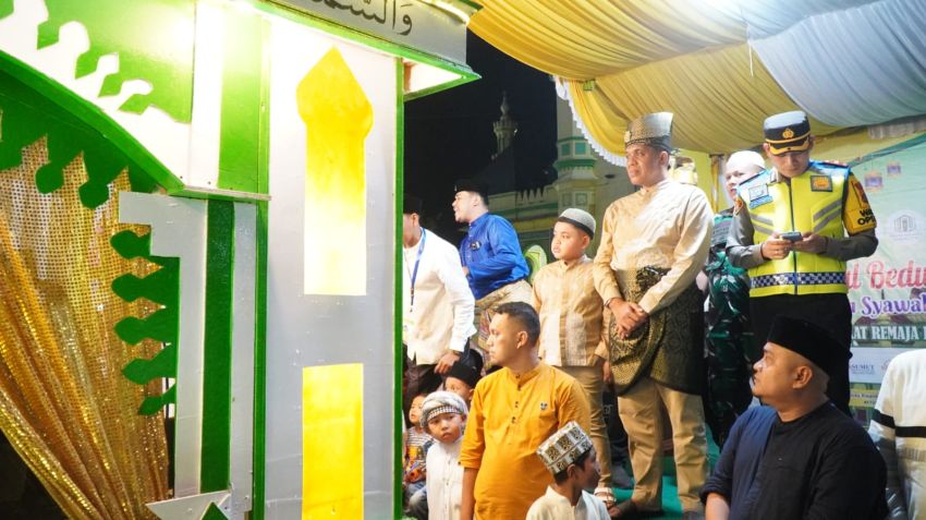 Dilepas Pj Bupati Langkat, Faisal Hasrimy Komitmen Festival Beduk Takbir Tanjung Pura Jadi Event Tahunan