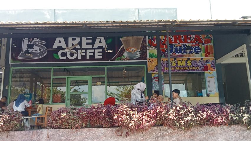 Area Coffe Jadi Rekomendasi Tempat Nongkrong di Rest Area A Jalan Tol Medan-Tebingtinggi