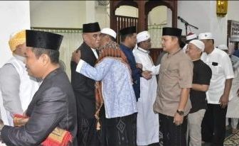 Bupati Madina Shalat Idul Fitri 1445 H di Mesjid Agung Nur Ala Nur
