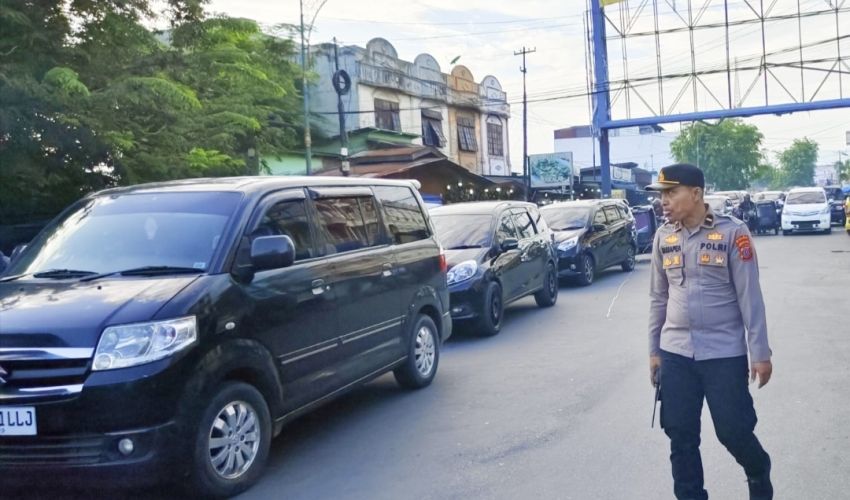 Jelang Lebaran, Personil Polres Padangsidimpuan Siaga Penuh Pantau Arus Mudik