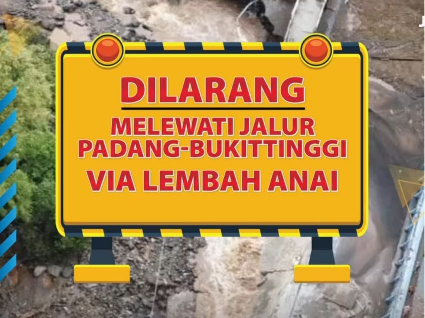 Jalan Lintas Padang-Bukittinggi via Padang Panjang Ditutup, Ini Jalur Alternatif Yang Bisa Dilalui
