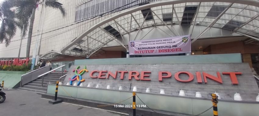 Mall Center Point Disegel Gegara Tunggak Pajak Rp 250 Miliar