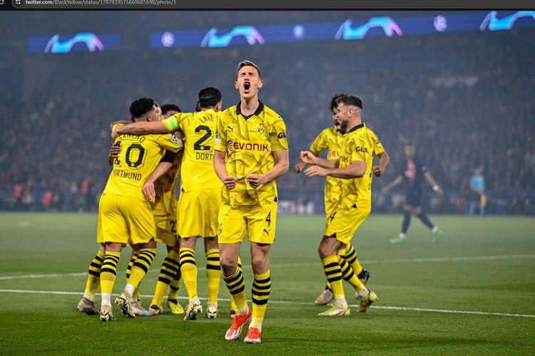 Borussia Dortmund Lolos ke Final Liga Champions, PSG Menangis di Kandang Sendiri