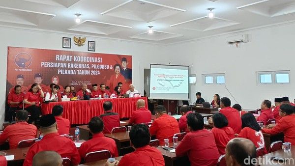 PDIP Sumut Jelaskan Alasan Foto Jokowi Tak Ada di Ruang Rakor