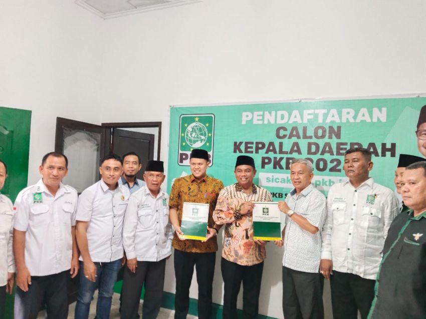 Daftar ke DPC PKB Bersama Adlin, Darma Wijaya: Kami Butuh Partai Komitmen Seperti PKB
