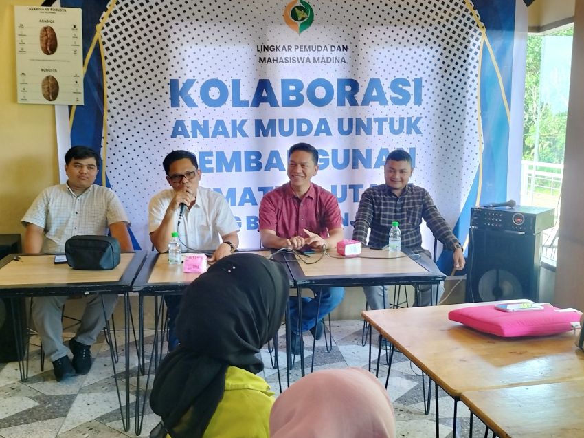 Lingkar Pemuda dan Mahasiswa Madina Gelar Diskusi Kolaborasi Anak Muda dalam Pembangunan Sumatera Utara 