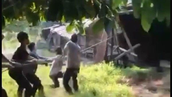 Bangunan Warga Dirobohkan Sejumlah Orang di Langkat, 1 Pelaku Ditangkap