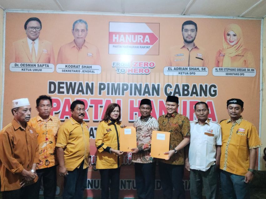 Kompak Bersama Adlin Tambunan Mendaftar, Darma Wijaya Yakin Partai Hanura Komitmen