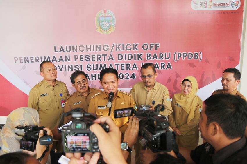Launching PPDB Tingkat SMA/SMK Secara Online, Pj Gubernur: Jangan Paksakan Diterima di Sekolah Negeri